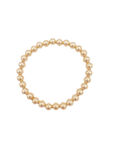 6mm Gold Ball Bracelet